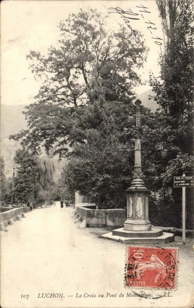 Luchon — A Cruz no Ponte de Montauban — Editor LL, n° 107 - Frente