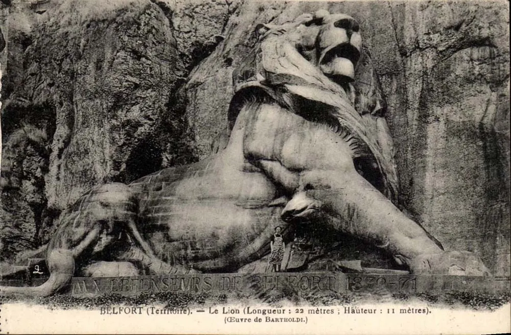 Belfort (Território) — O Leão — Obra de Bartholdi - Frente