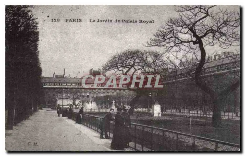 Paris - Le Jardin du Palais Royal — G.M. n°128 - Vorderseite