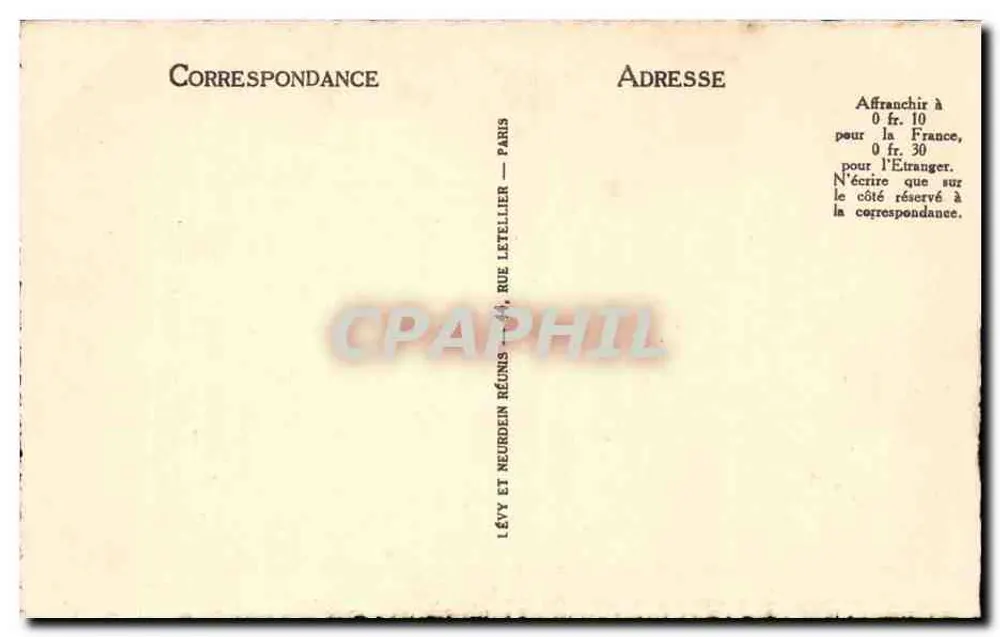 Chamonix — Vista geral e as Aiguilles — LL, n° 326 - Verso