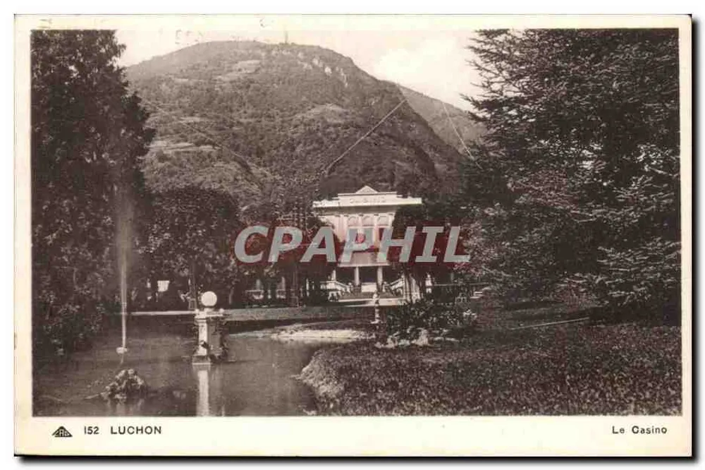 Luchon — O Casino — editor Ch. des Arts Photographiques - Frente