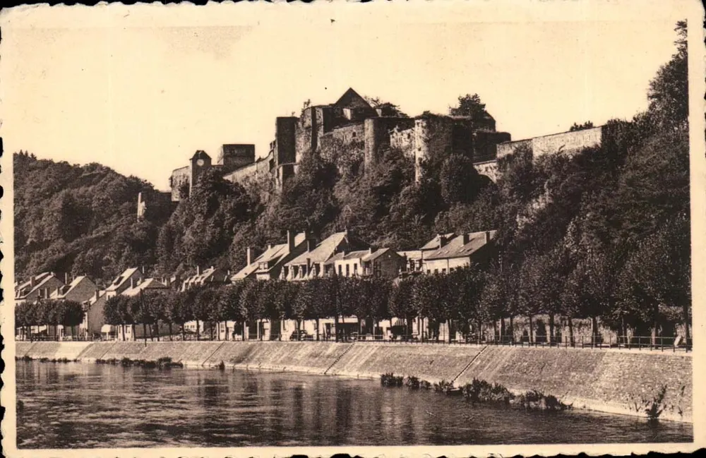 Bouillon — O Castelo e a Semois — Ern. Thill, Bruxelas, série 2, n° 57 - Frente