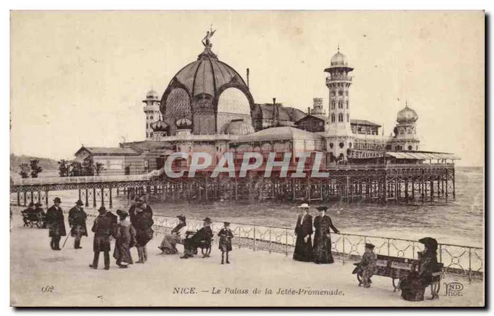 NICE — O Palácio da Jetée-Promenade — IMP. CRÉTÉ & CIE, PARIS - Frente