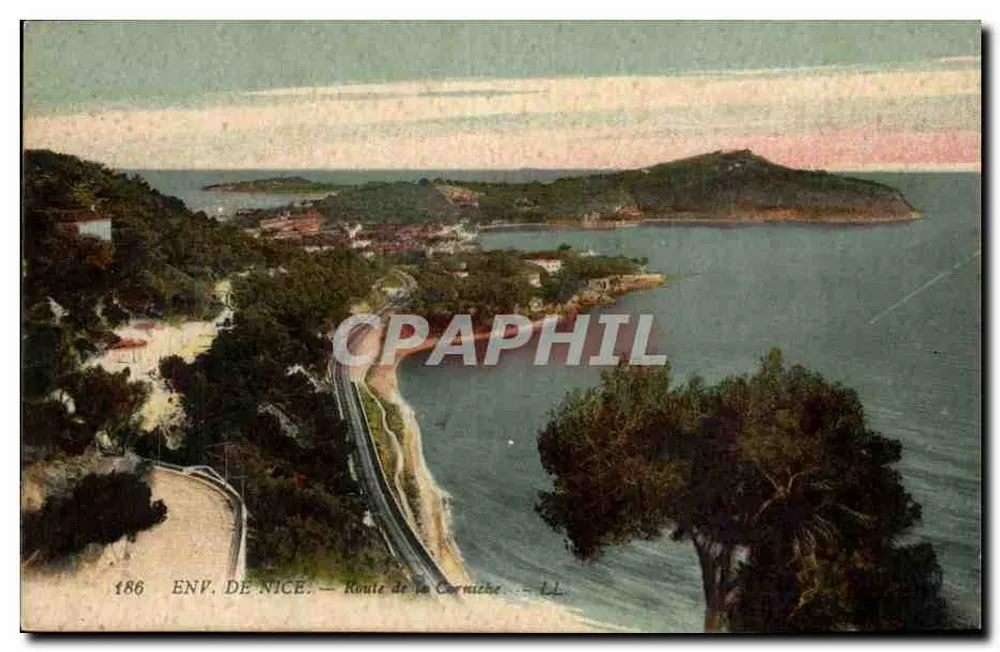 Env. de Nice — Route de la Corniche — LL - Frente