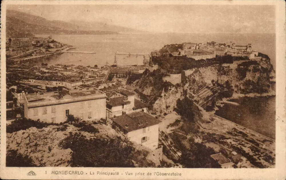 Monte-Carlo - Das Fürstentum - Ansicht vom Observatorium - Vorderseite