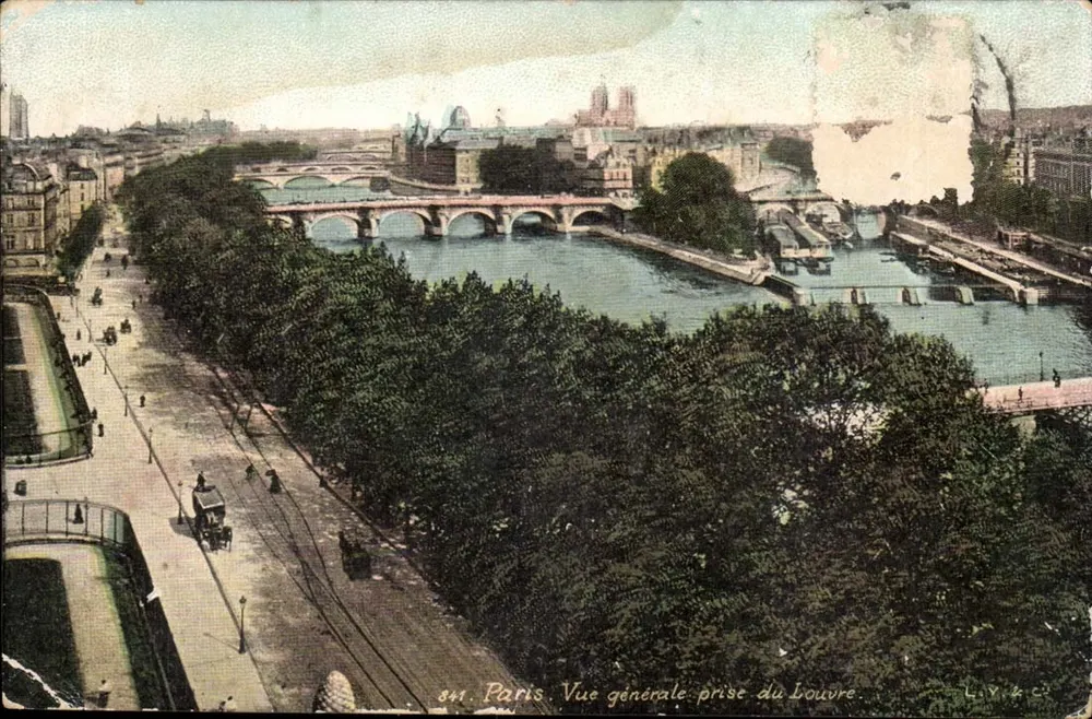 Paris — Vista geral tirada do Bouver — L.V. & C. - Frente