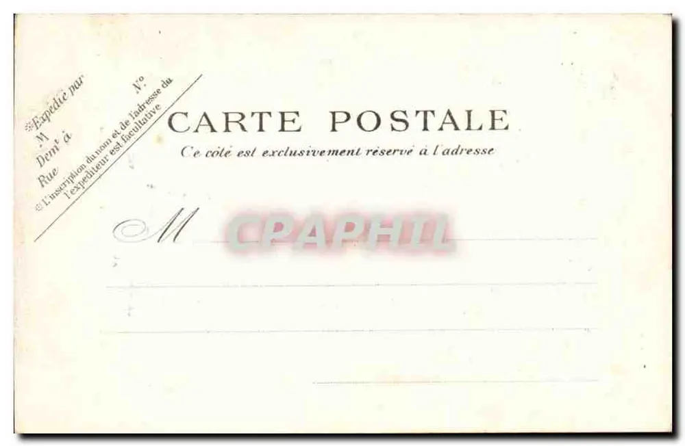 Der Denkmal von Gabriel Decatre — Paris — P.C. — n° 3401500 - Rückseite