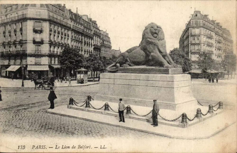 Paris — Le Lion de Belfort — LL. n°173 - Frente