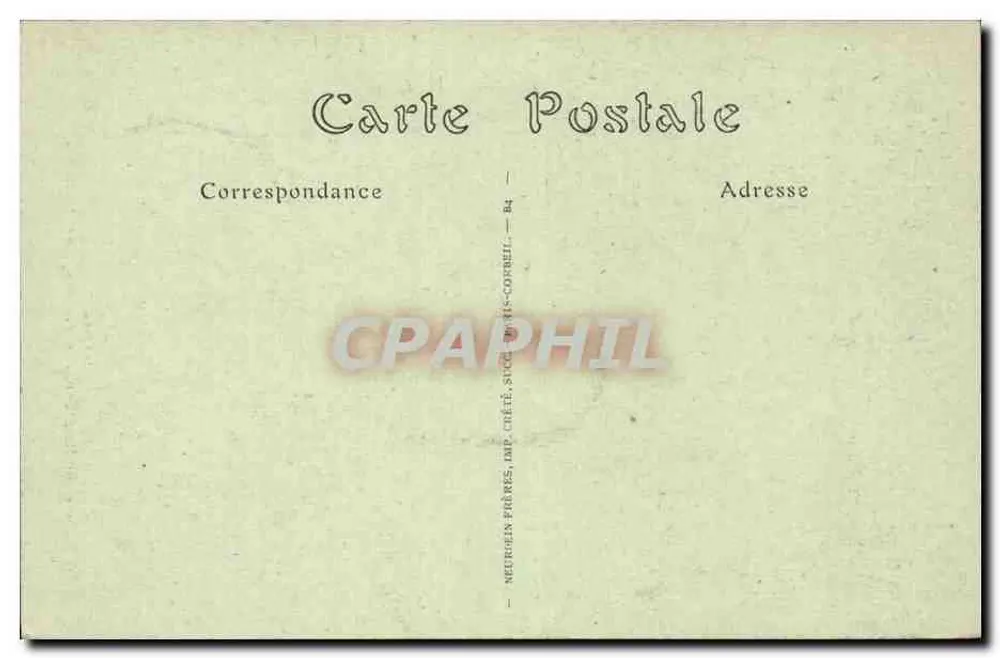 Paris - Place du Panthéon, Der Denker von A. Rodin — NDHOT, Seriennummer nicht sichtbar - Rückseite