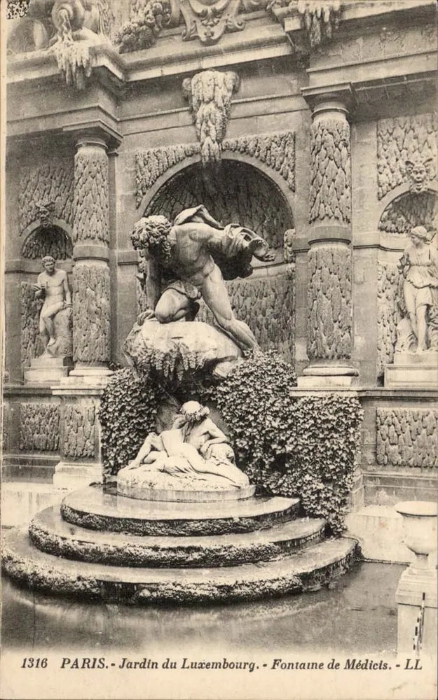 Luxemburggarten — Fontaine de Médicis — LL - Vorderseite