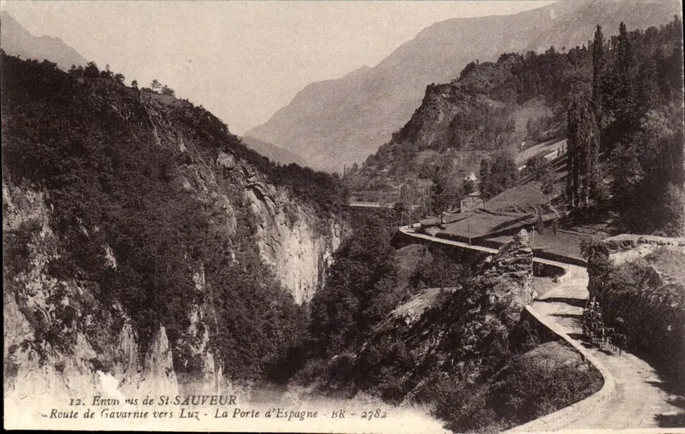 Route de Gavarnie in Richtung Luz - La Porte d'Espagne — BR - 2782 - Vorderseite