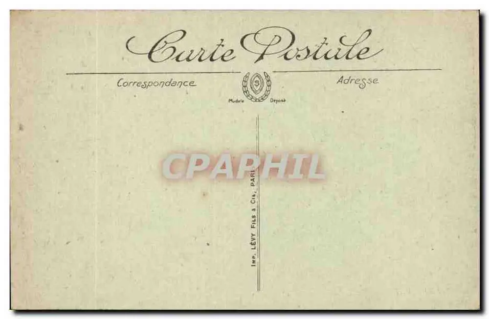 Paris — O Trocadéro — LL. — n° 850 - Verso