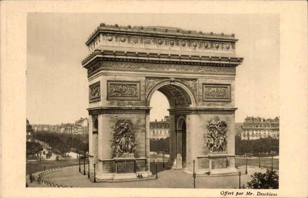 Arc de Triomphe — Paris — Angeboten von Herrn Deschiens - Vorderseite