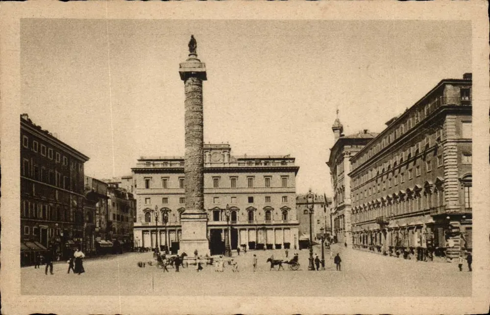 Piazza Colonna — Rom — unbekannter Verlag, n° 4537-18 - Vorderseite