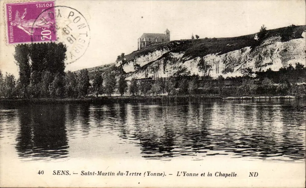 Saint-Martin-du-Tertre (Yonne) — Die Yonne und die Kapelle — SENS, n°40 - Vorderseite
