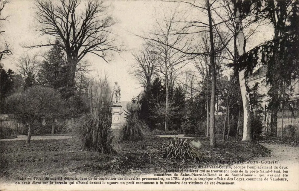 Plac Jean-Cousin — gminy Vaudeurs i Saint-Rémi — wydawca nieznany, numer seryjny nie widoczny - Awers