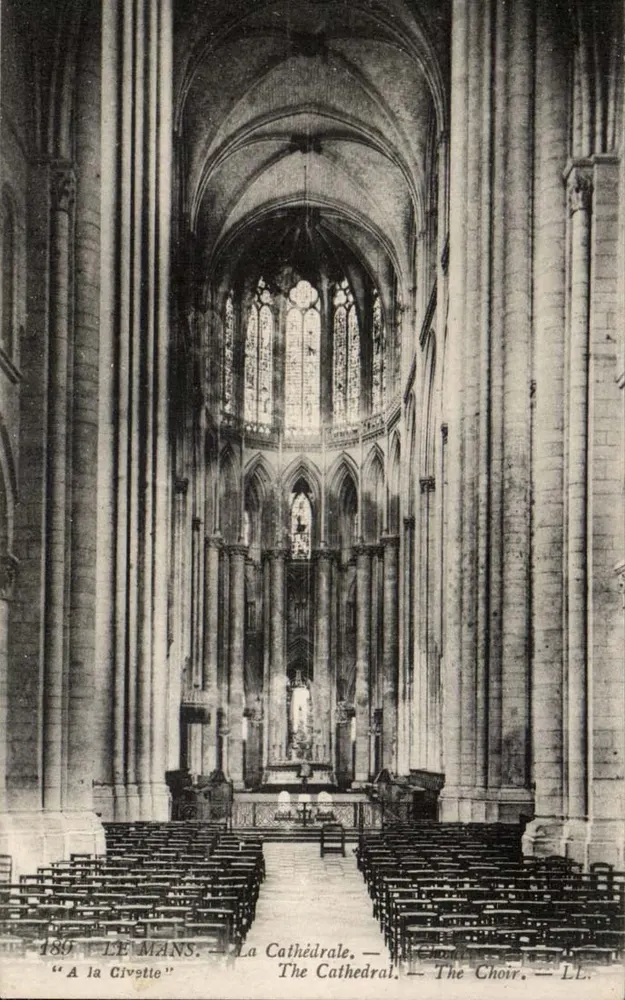 Le Mans — A Catedral — O Coro — LL. 180 - Frente
