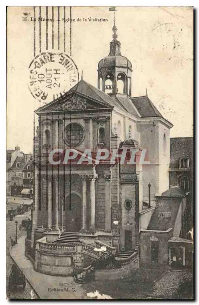 Le Mans — Igreja da Visitação — Edição N. G. - Frente
