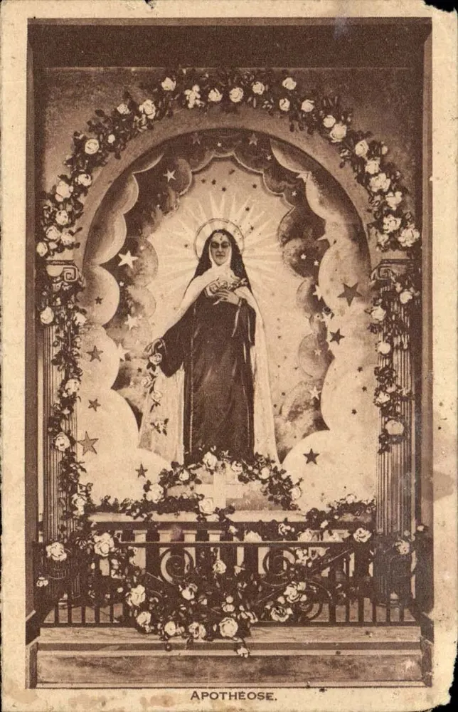 Maria, die Jungfrau — Apotheose — Editions J. Langlinais, Paris - Vorderseite