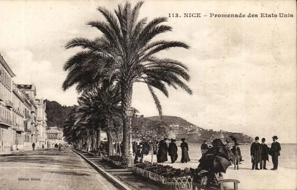 NICE — Promenade des États-Unis — Wydawnictwo Giletta, n° 113 - Awers