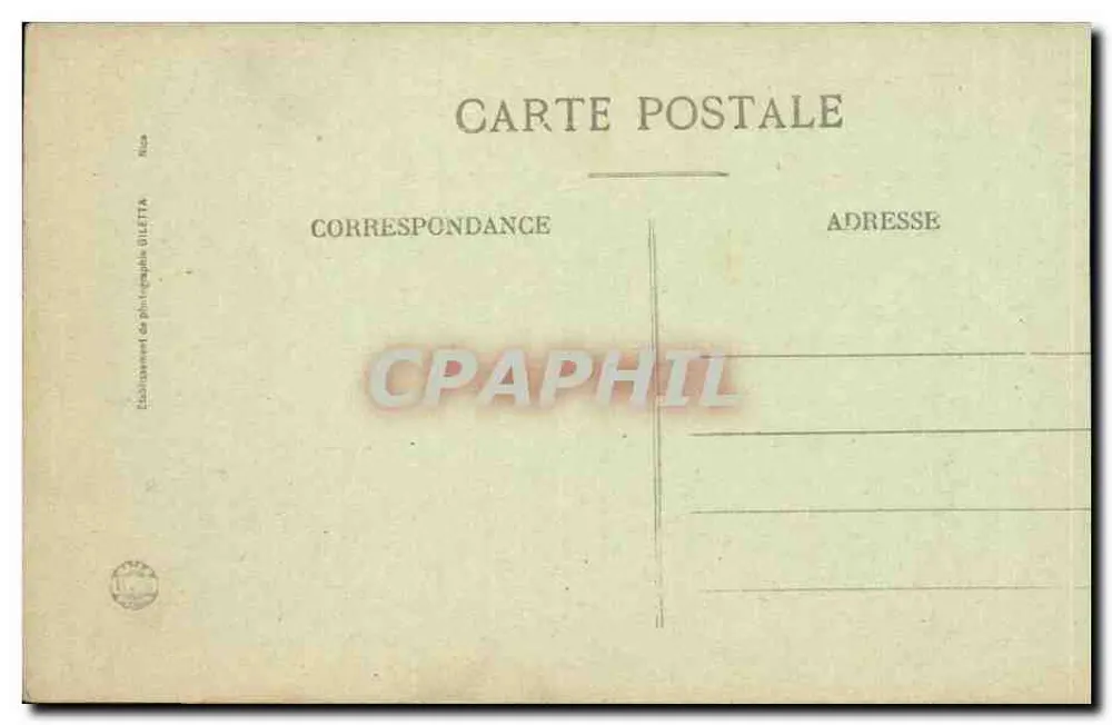 NICE — Promenade des États-Unis — Wydawnictwo Giletta, n° 113 - Rewers