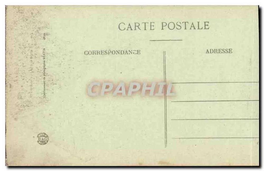 Nice — Jardins Albert Ier — Editora GILITTA, n° 163 - Verso