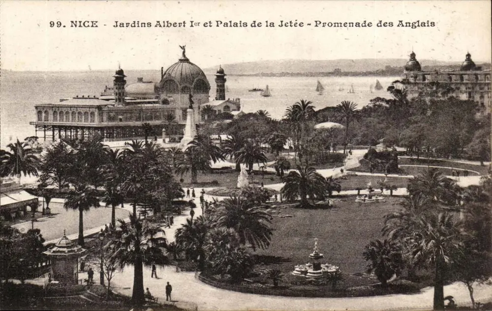 Nice - Jardins Albert Ier und Palais de la Jetée - Promenade des Anglais - Vorderseite