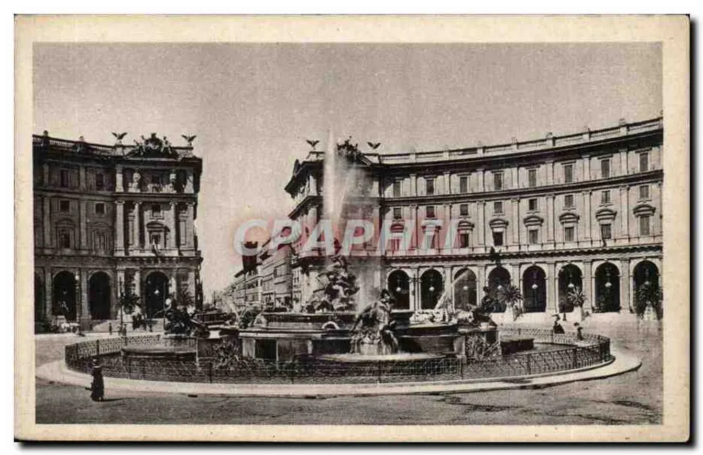 Piazza Esedra o Termini — Rom — Verlag Milanese, Nr. 4375 13 - Vorderseite