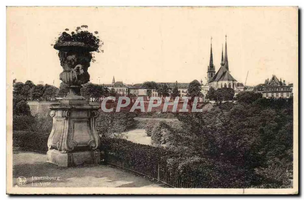Luxemburgo — A Cidade — editor A Cidade, número de série não visível - Frente