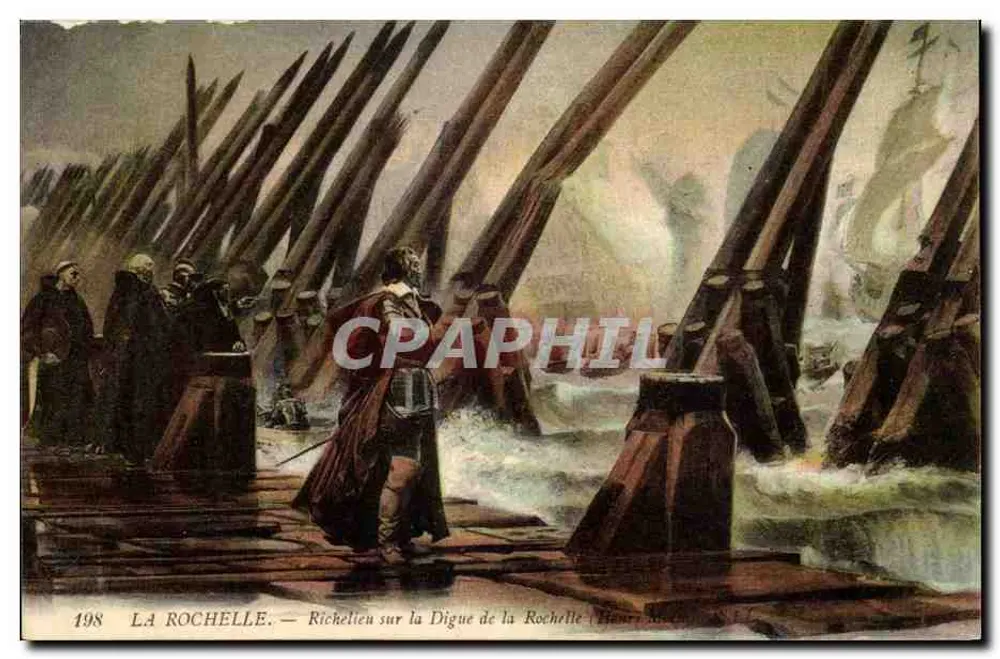 La Rochelle — Richelieu auf der Digue de La Rochelle — Henri Rochefort, n°198 - Vorderseite