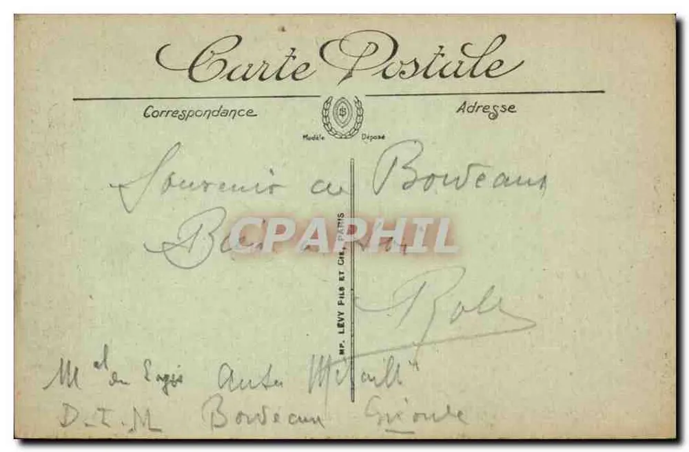 Bordeaux — De Kathedraal — De Nef — Selecta, n°39 - Achterkant