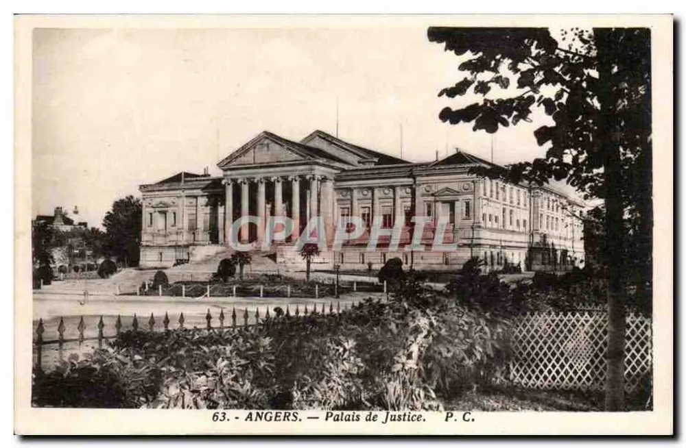 Angers — Palácio de Justiça — 63 - Frente