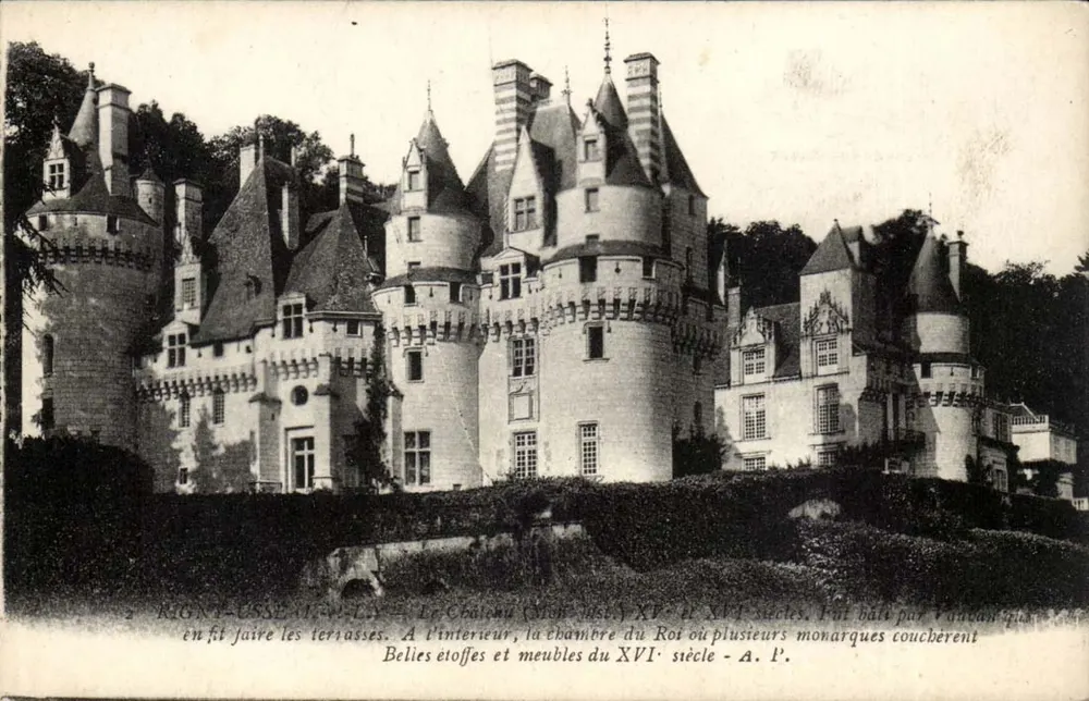 Rigny-Usse - O Castelo (séculos XV e XVI) — editor A. P. - Frente