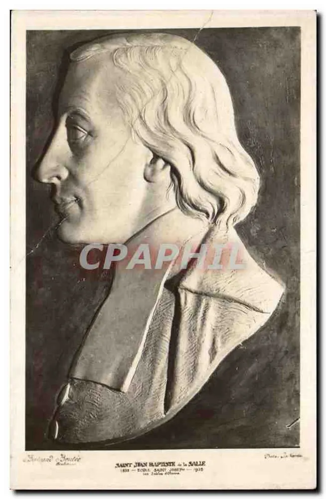 Saint Jean Baptiste de La Salle — Geknüpfter Kopf — Verlag: P. Le Gendre - Vorderseite