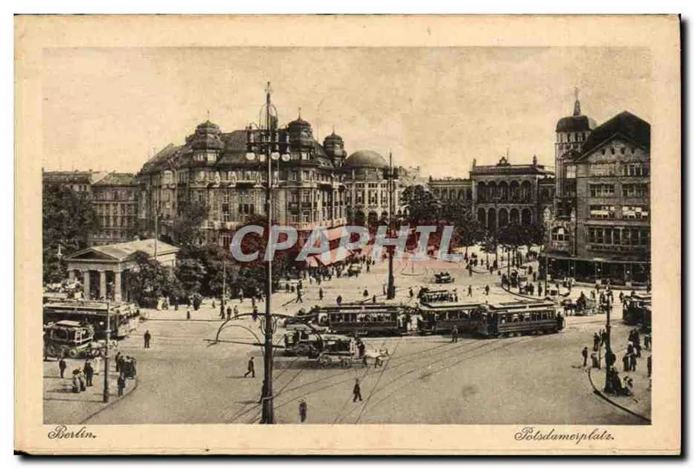 Berlin — Potsdamerplatz — J. W. B. Seria Rombrandt Nr. 77 - Awers
