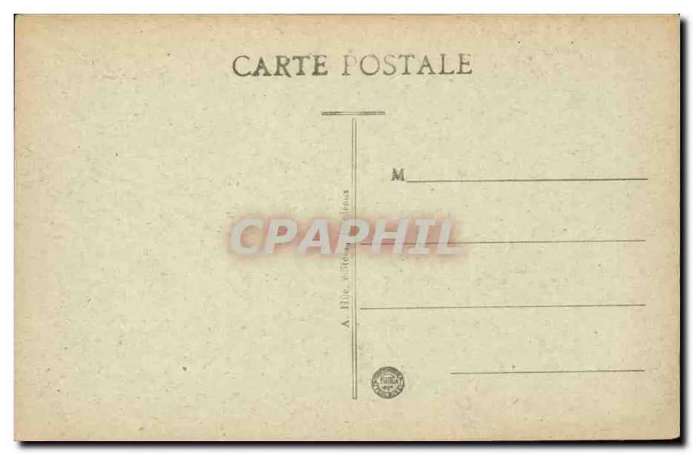 Bordeaux - Ruínas do Palácio Gallien — A. H. - 19 - Verso