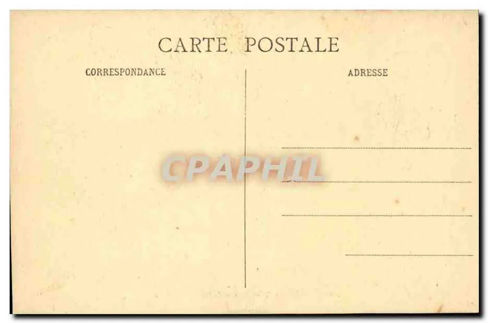 Bordeaux — Garten des Rathauses — Verleger nicht identifiziert, Seriennummer 82 - Rückseite