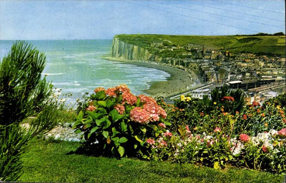 Le Tréport (S.-M.) — Panorama na Mers — R.J. Bono - Cap-d'Al (A.-M.) - Awers