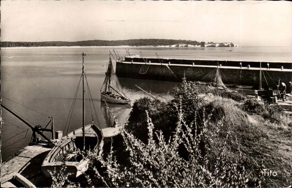 Der Hafen von Saint-Georges-de-Didonne — Ansicht des Stegs und der Boote — Tito - Vorderseite