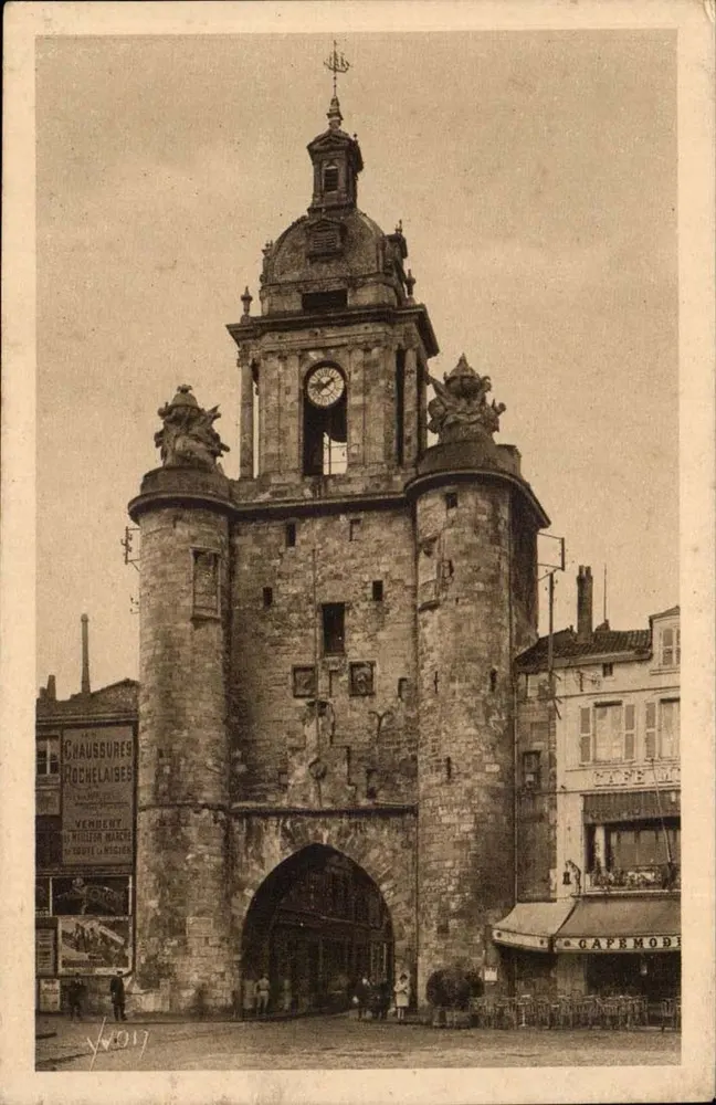 La Rochelle — Turm der Großen Uhr — Edition d'Art YVON - Vorderseite