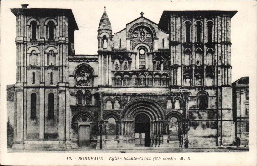 Bordeaux - Iglesia de Santa Cruz (siglo VI) — M. D. - Anverso
