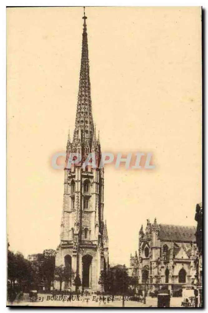 Bordeaux — Igreja de São Martinho — CPHIL - Frente