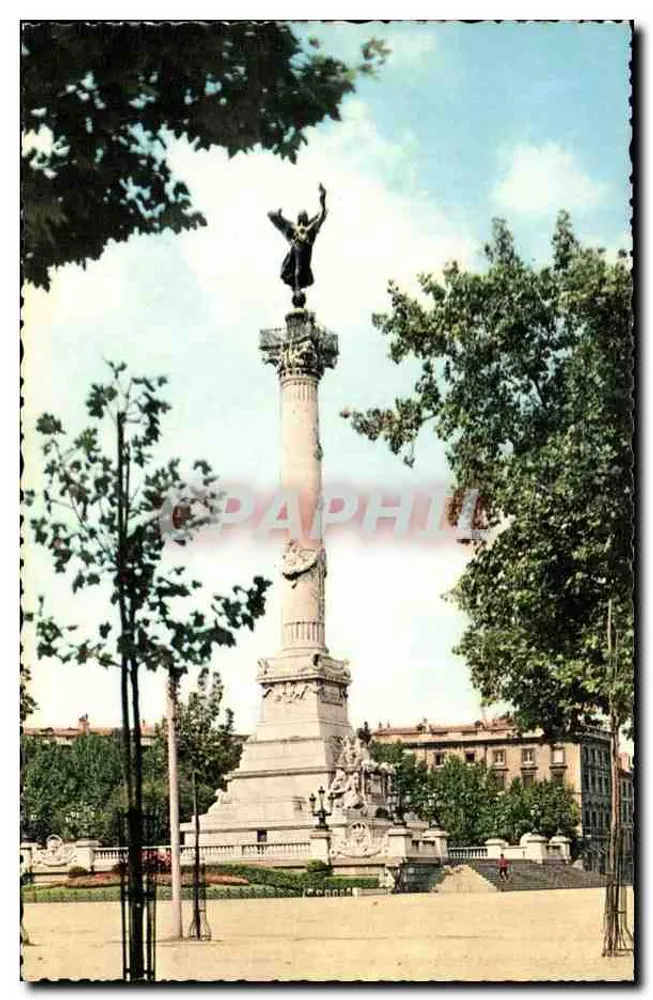 Platz der Quinconces — Monument der Girondins — Verleger: M. Berjaud, Bordeaux - Vorderseite