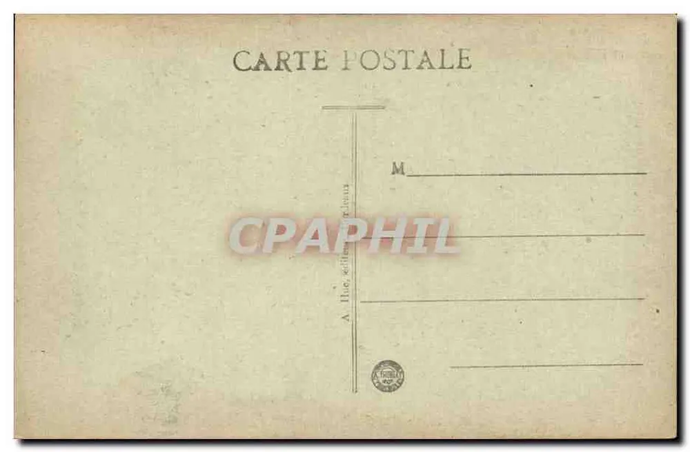 Bordeaux - Ruine del Palazzo Gallieno — A. H. - 19 - Verso