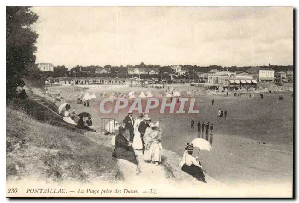 PONTAILLAC — A Praia vista das Dunas — LL. n°230 - Frente