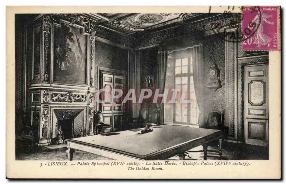 LISIEUX — Bischofspalast (17. Jahrhundert) — Der Goldene Saal - Vorderseite