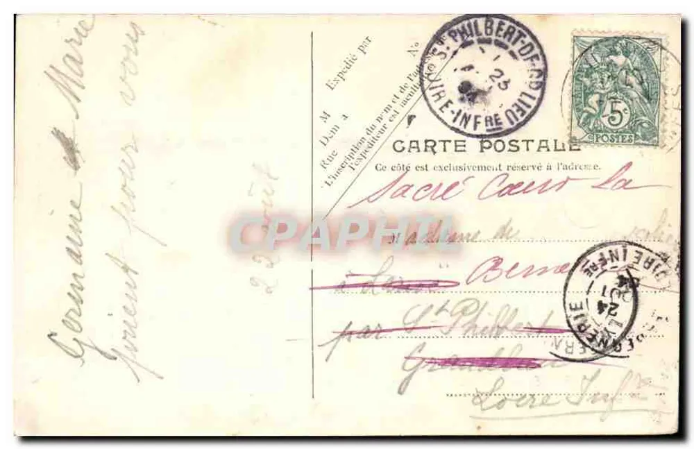 Lourdes — A Gruta Milagrosa — V.P. Paris No. 28 - Verso