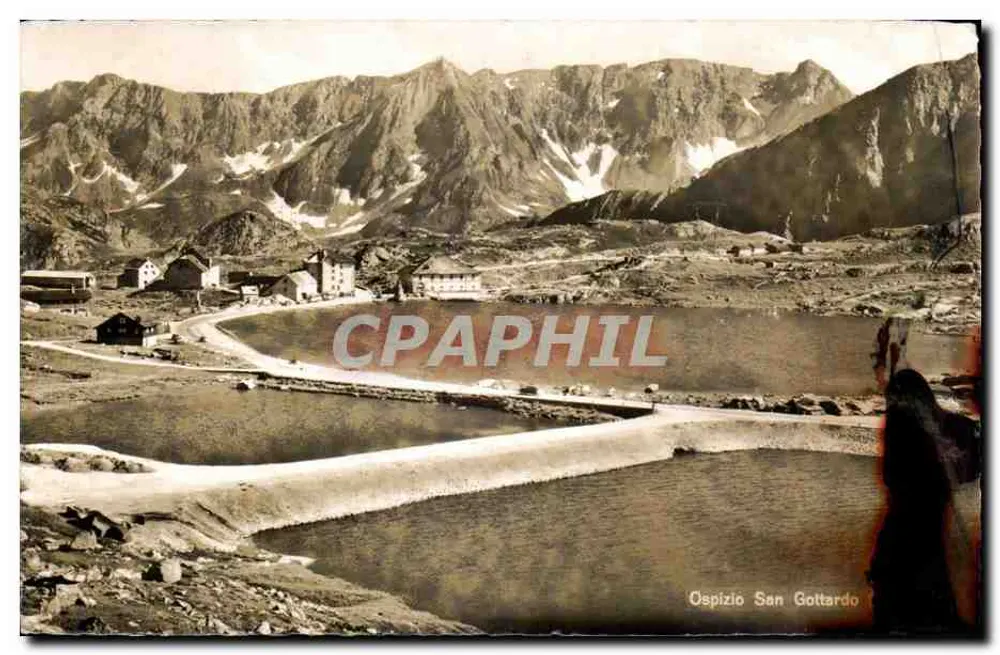 Ospizio San Gottardo — vista panorâmica - Frente