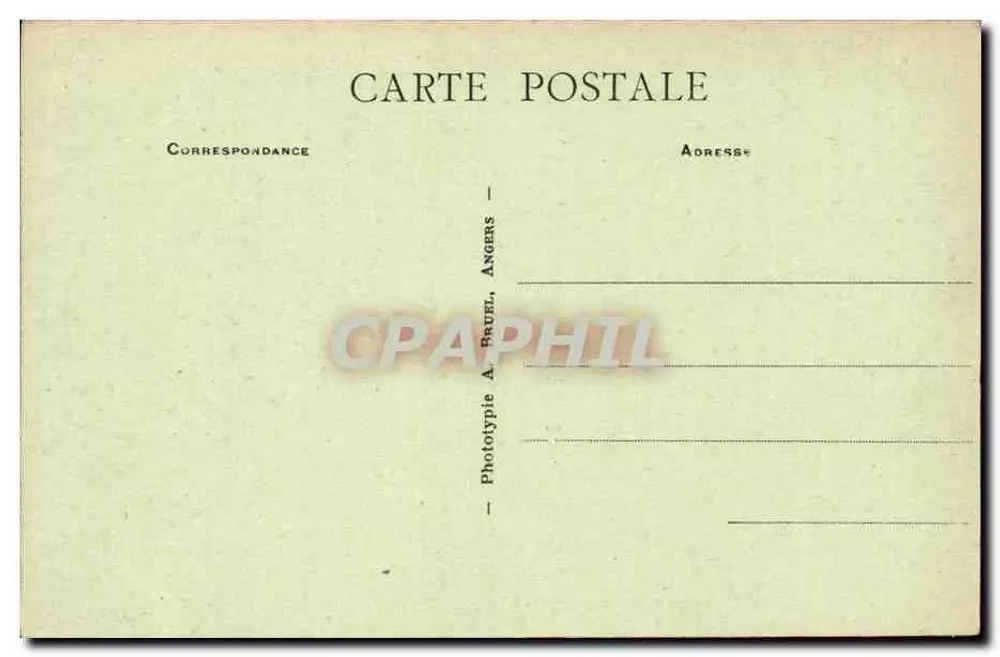 Angers - Museu Saint-Jean - Portique Romano — A. B. - Verso