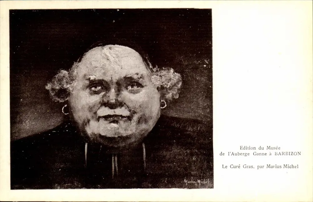 Der fette Priester — von Marius Michel — Edition des Musée de l'Auberge Ganne in Barbizon - Vorderseite